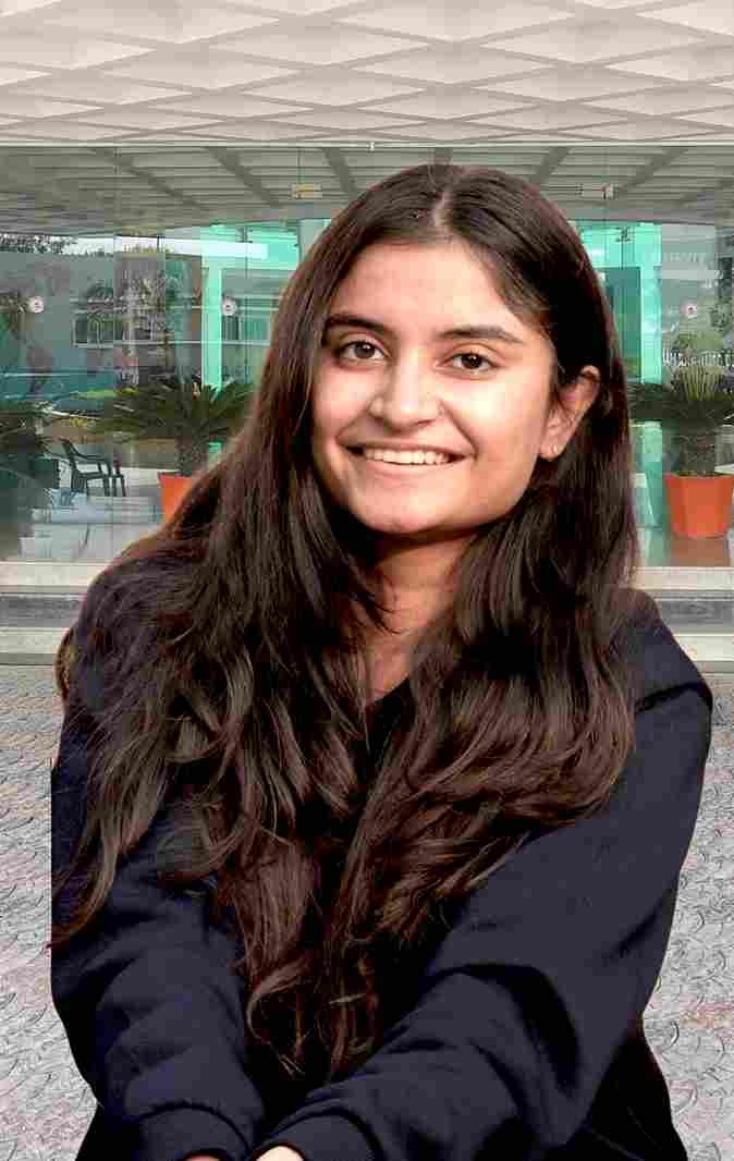 Smiling student after 10th class